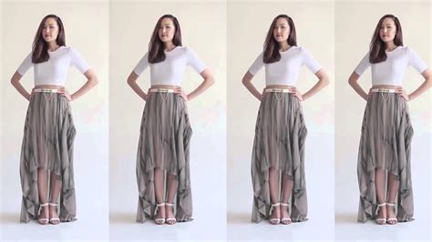 How to wear a magic skirt for any occasion: Youtube fashion tips